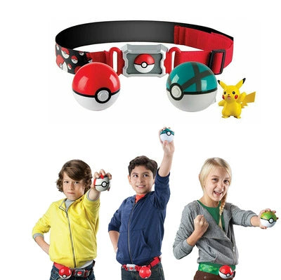 Tomy Pokemon Poké Ball Belt Toys for Kids Ages 4 and Up