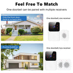 WiFi Video Doorbell Wireless HD Camera IR Alarm Security Smart Home Door Bell WiFi Intercom for Home
