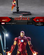 Original ZD Marvel Toys 1:10 Iron Man Mark9 Mark IX action figure War armor Collect models