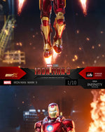 Original ZD Marvel Toys 1:10 Iron Man Mark9 Mark IX action figure War armor Collect models