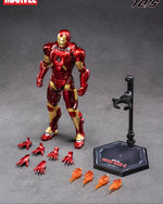 Original ZD Marvel Toys 1:10 Iron Man Mark9 Mark IX action figure War armor Collect models