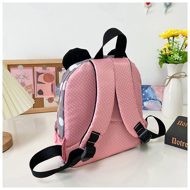 Disney New Backpack 2025 Minnie Schoolbag For Kids Cartoon Kindergarten Schoolbag Kawaii Pink Backpack As a Gift For Children