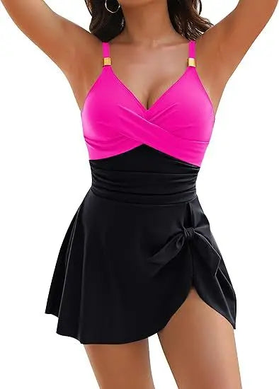 One-Piece Swimdress for Women