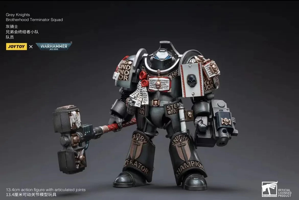 1/18 JOYTOY Action Figure 40K Grey Knight Figures And Mecha Anime Model Toy