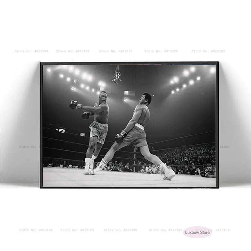 Muhammad Ali Inspirational Boxing Legend Canvas Art Poster  HD Wall Decor for Living Room Home Decor  Classic Motivational Print