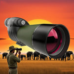 25-75X60 Bird Watching Telescope for Outdoor Photography with Storage Bag Photo Clip Tripod Included