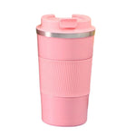 Stainless Steel Insulated Cup 12.85/17.25oz Double-layer Leak-Proof Travel Mug For Outdoor Sports Car Use Portable Vacuum Bottle