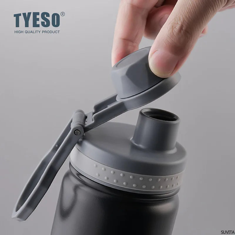 TYESO 530/750ML Vacuum Flasks Stainless Steel Thermos Water Bottle Tumbler Drinkware Keep Cold and Hot Thermal Coffee Mug