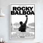 Rocky Balboa Classic Movie Poster Art Self-adhesive Art Small Poster HD Quality Poster Wall Art Painting Study Wall Decoration