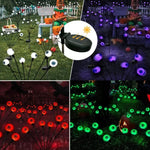 2026 Halloween LED Eyeball Lights Outdoor Solar Lawn Lights for Garden Yard Party Scary Atmosphere Halloween Decoration Use