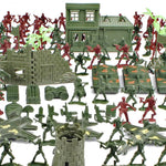 Soldiers Set Building Blocks Doll Action Figures Sand Table Model Toys Plastic Collective Model Toys For Kids Military Gift