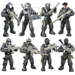 World War 2 WW2 Army Military Soldiers SAWT Soldiers Special Force DIY Model Building Blocks Bricks Children'S Toys
