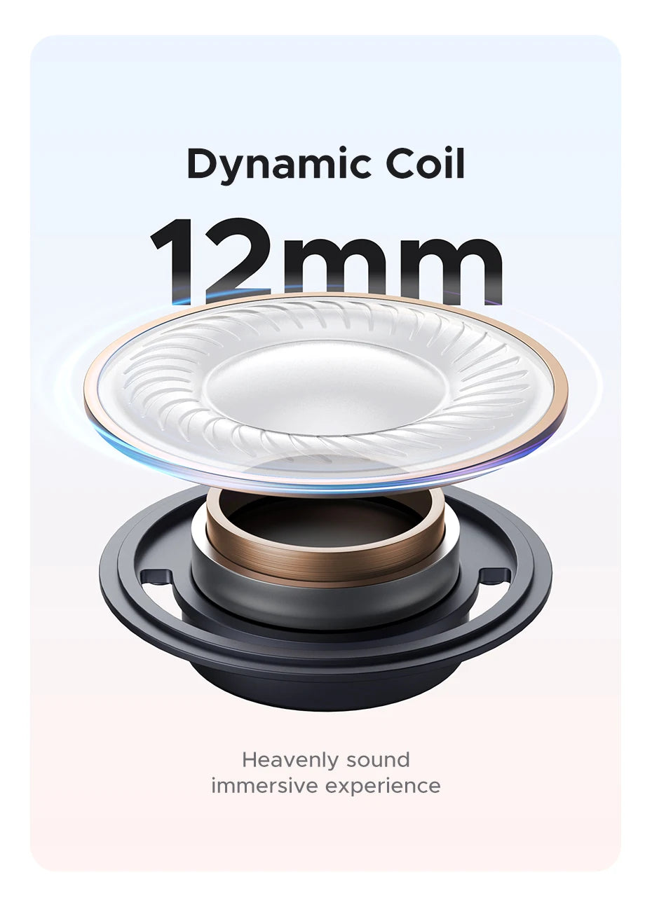 UGREEN LCD Full Color Smart Screen Wireless TWS Bluetooth Earphones Earbuds Open Clip Ear Headphones AI Call Noise Cancellation