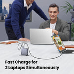 【Korean Plug】UGREEN 160W GaN Charger PD3.1 QC4.0 Quick Charge For Macbook Pro Laptop iPhone 16 15 Pro Max  Xiaomi Tablet iPad