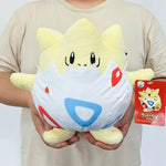 Pokemon Kawaii Togepi Stuffed Toys Cartoon&Cute Plush Dolls Throw Pillow Birthday Gift for Kids Upgrade Bigger Shape