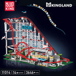 Motorized Roller Coaster Brick Set – Technical Building Model with Moving Train, Perfect Gift for Adults & Teens