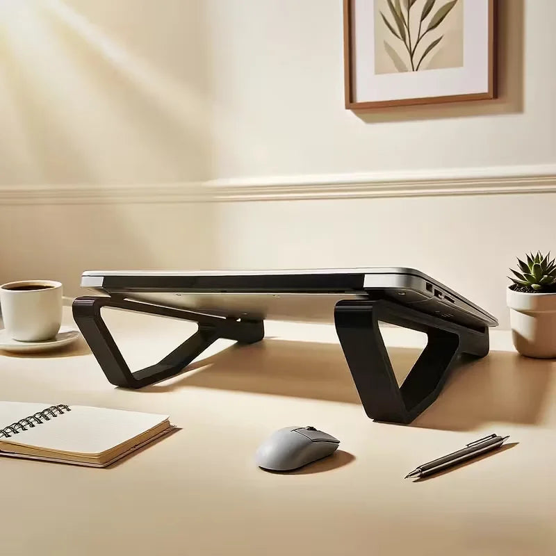 Ergonomic Adjustable Laptop Stand with Tilt and Height Adjustment – Portable for MacBook and PC, Minimalist Design