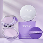 Waterproof Violet Cream powder Natural Stick Facial Long term Oil Control Easy Apply Makeup Powder Cosmetics