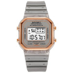 New Fashion Digital Student Transparent Electronic Watch Candy Multicolor LED Women Men Sports Waterproof Watches Clock Gift