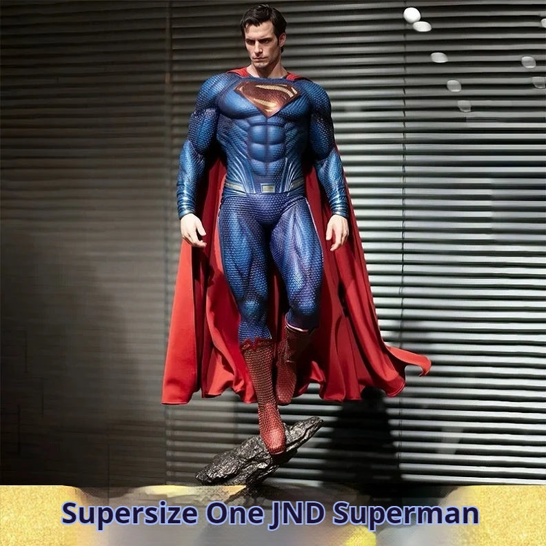 DC Justice League Superman Cold Cast Resin Statue - Museum Grade GK Figure, Hand Painted Collectible Model Gift