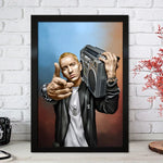 Super Rapper Eminems Posters and Prints Great Rap Singer Canvas Painting Music Star Wall Art Picture for Bedroom Home Decor