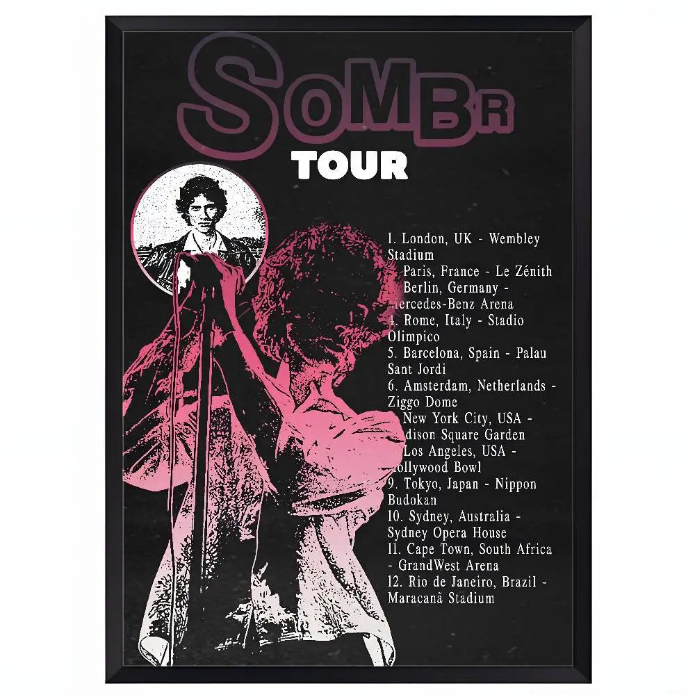 Popularity soars S-Sombr S singer Poster HD art sticky wall waterproof home living room bar office aesthetic decoration