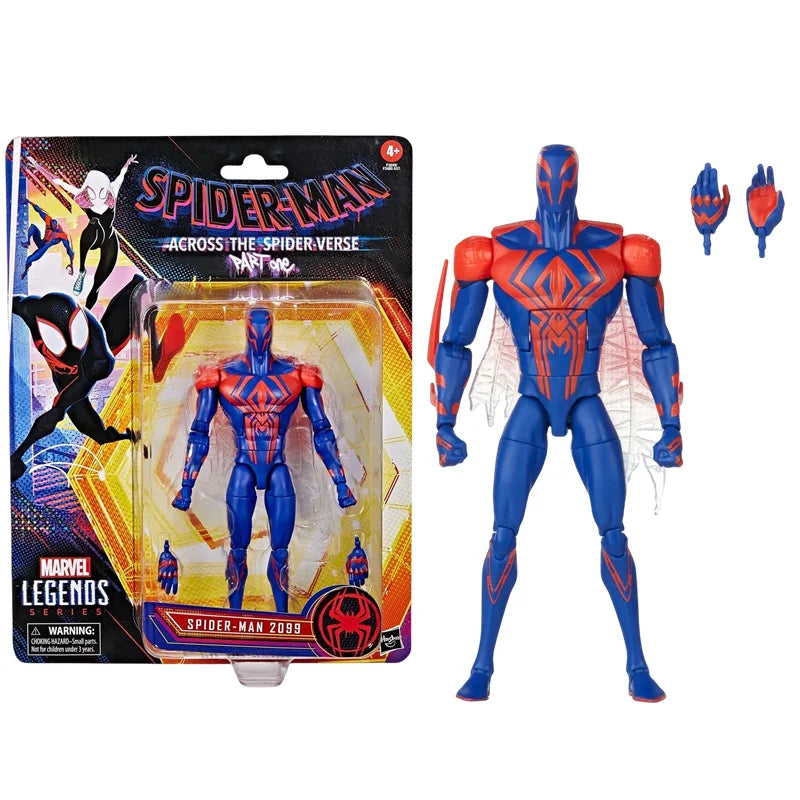 Hasbro Spider Man 2099 Miguel O Hara legends Venom Deadpool Action Figure Toys Change Face Statue Model Doll kids for Toy Gift