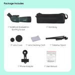 Svbony SV28plus 50/60/70mm Spotting Scope Zoom Telescope Powerful Long Range PORRO Prism Suit for Archery Target Shooting