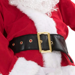 Santa Claus Costume Christmas Complete Dress-Up Outfit For Adult Santa Suit With Hat Men Cosplay Costumes 7PCS