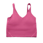 Sports yoga bra with a gathered U-back