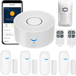 Wireless WiFi Smart Home Automation Security Alarm System With Door Sensor Motion Sensor Smart Life App Burglar Alarm Siren