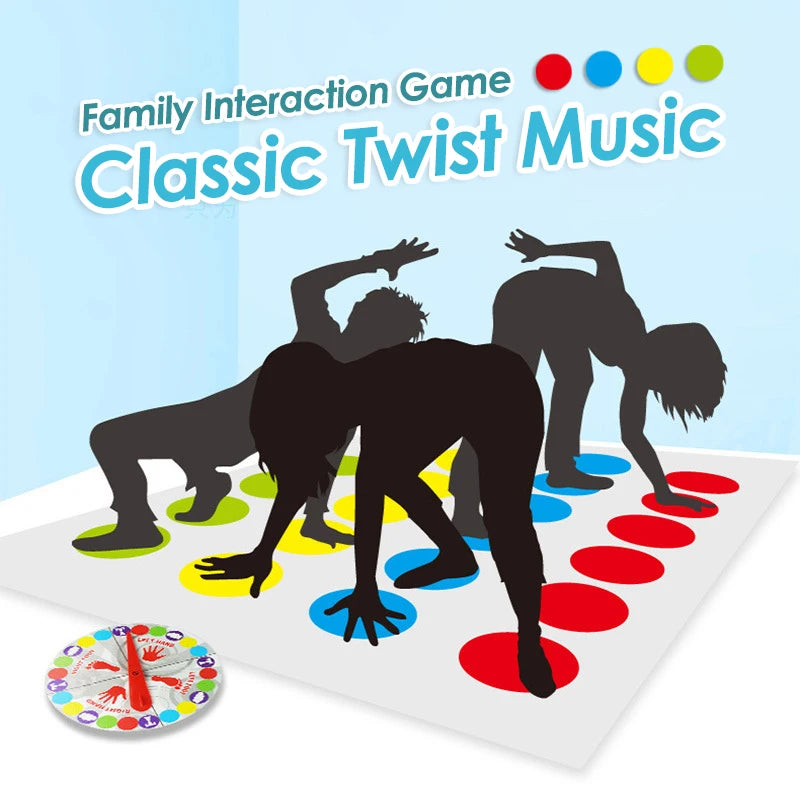 1 Set Twister Game Funny Kid Family Body Twist Move Mat Board Game Party Fun Board Games Party Game Family Game
