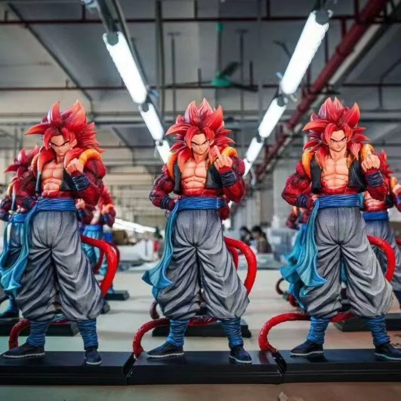 Jt Statue Dragon Ball Ssj4 Gogeta Figure Replaceable Hands Super Saiyan 4 Gogeta Pvc Action Figures Collection Model Toys Gifts