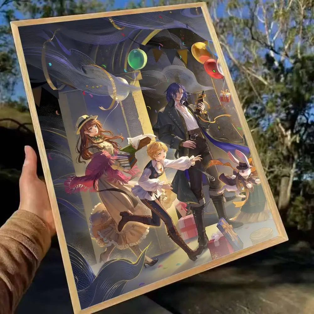 Lord Of Mysteries Poster Waterproof HD Art Wall Decal Self-Adhesive Print. Aesthetic Home Room