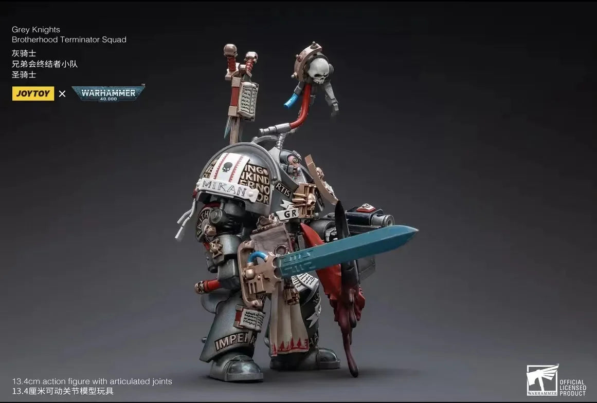1/18 JOYTOY Action Figure 40K Grey Knight Figures And Mecha Anime Model Toy