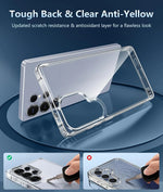 Luxury Shockproof Airbag Case For Samsung Galaxy S25 Ultra S25+ Plus Hybrid Hard Silicone Back Cover S25Ultra Clear Thin Slim