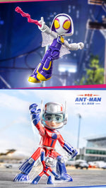 In Stock Genuine Blokees Marvel Spidey Amazing Friend Spider-Man Miles Ant-Man Anime Figure Action Figure Model Collection Toys