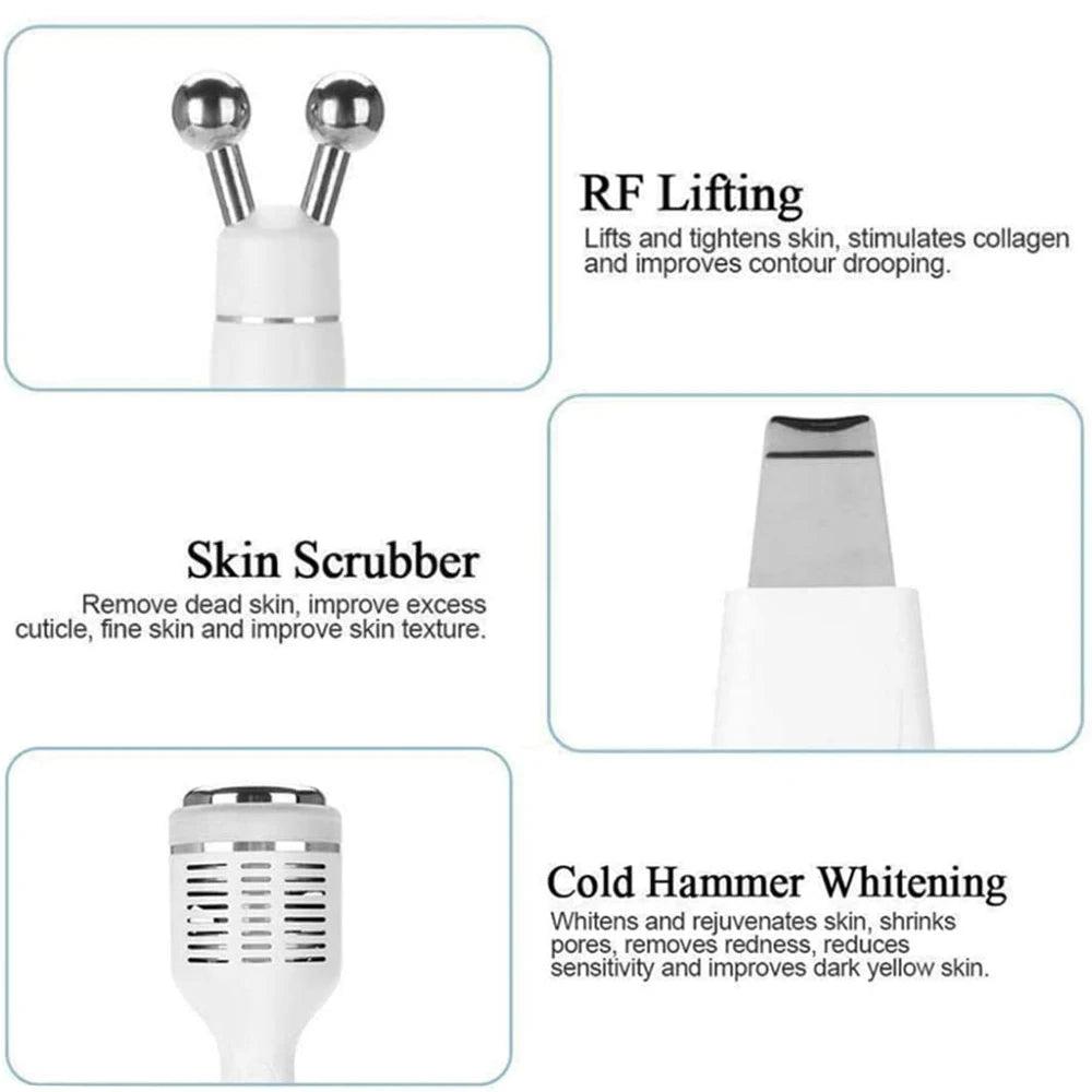 AOKO 6/7 in 1 Dermabrasion Peel Spa Facial Machine Skin Rejuvenation Hydro Dermabrasion  Aqua Deep Cleaning Skin Care Device