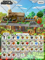 Magnetic Building Blocks Mine World Magnet Cube Set for Boy Girl Kid Age 3+ DIY Pixel style Model Base plate STEM Toy Baseplate