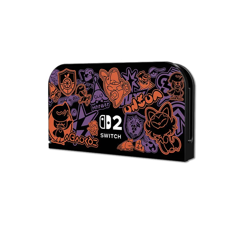 Cartoon Anime Faceplate Protective Cover For Nintendo Switch 2 Charging TV Dock Station Decorative Replacement Front Plate Case
