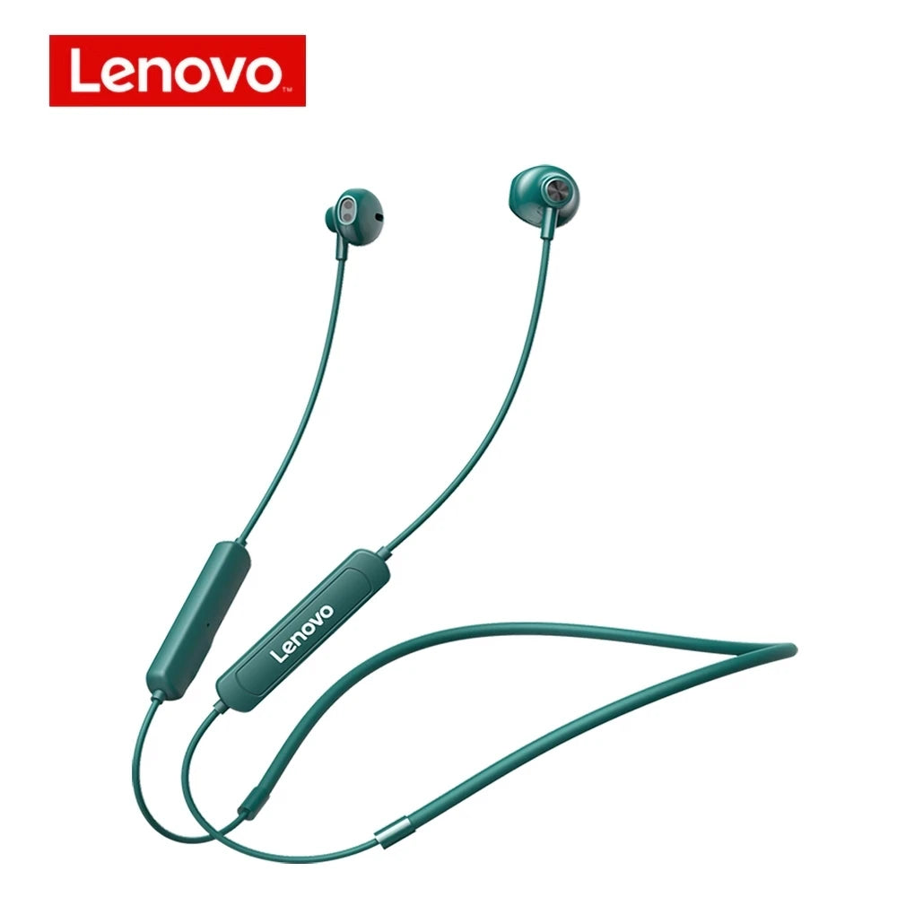 Lenovo SH1 Wireless Earphone Bluetooth 5.0 Neckband Headphone HIFI Sound Sport Magnetic Headset IPX5 Waterproof Earbuds with Mic
