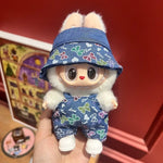 New Labubu Clothing Popular New Products Fashion Velcro 17cm Doll Cute Dress Casual Set Skirt Plush Toy Clothing