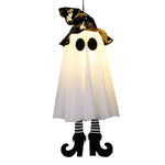 Halloween LED Specter Lights - DIY Hanging Ornaments Battery-Operated with Included Batteries for Trees, Porches, and Windows