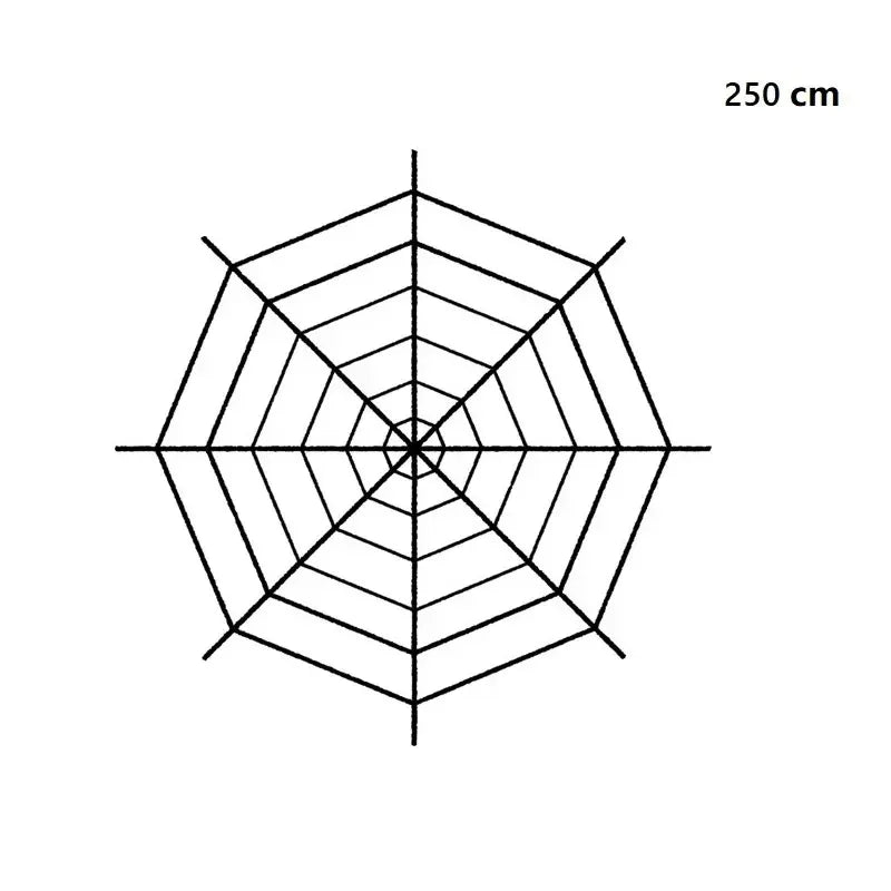 Halloween spider web simulation big black spider decoration bar scene layout props party decoration lawn scenery home decoration