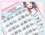 Upgraded Sunflower False Eyelashes No Glue Fake Lashes  Natural Reusable Band-Free Lashes Manga Lash Makeup Korean