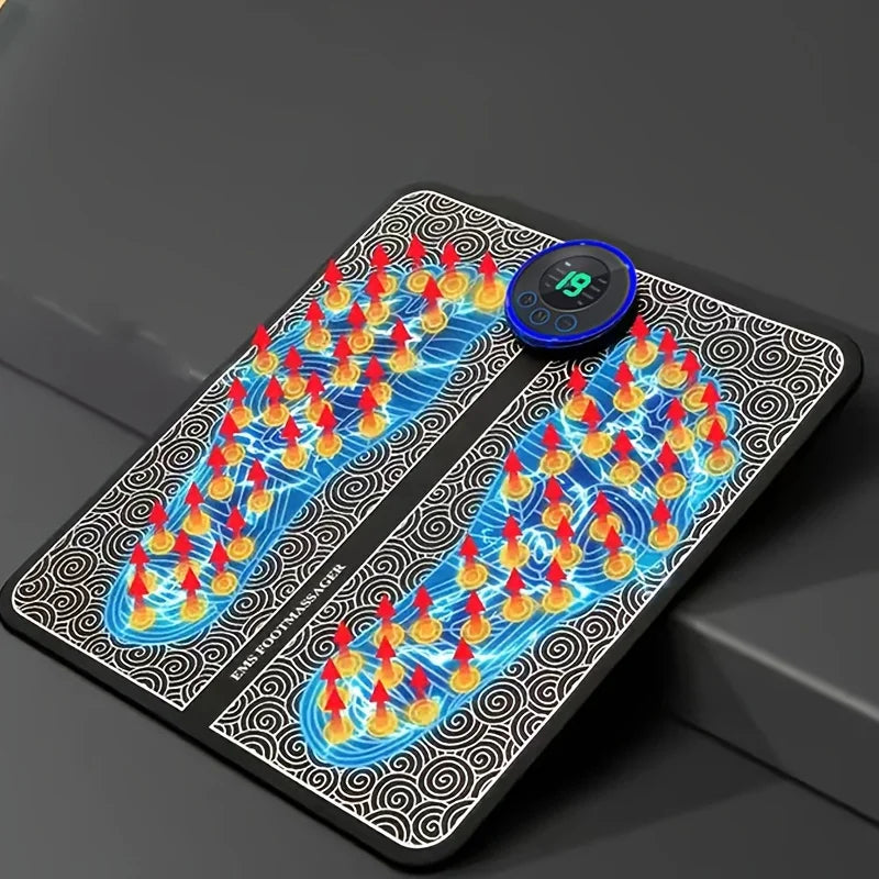 Electric foot massage pad