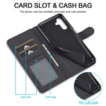 Leather Flip Case For Samsung Galaxy A55 A15 A25 A35 A16 A36 A06 A56 A17 A05S A14 A24 A34 A54 A13 A23 A33 A53 Wallet Cover A52