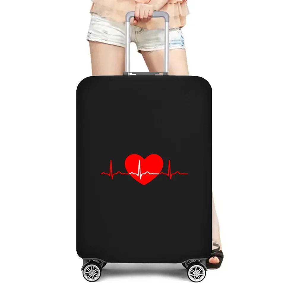 Luggage Covers Suitcase Cover Fashion Travel Essentials Funny pattern 18-32 Inch Traveling Accessories Protective Trolley Case