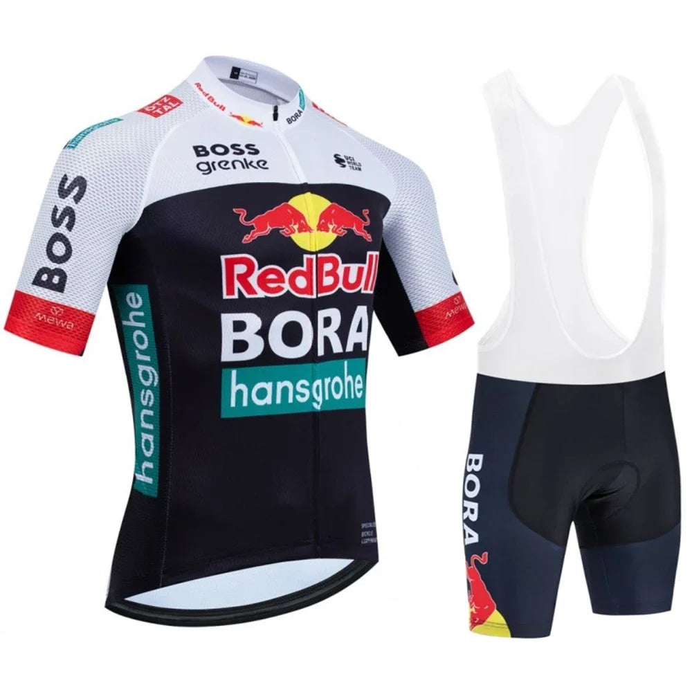 Red Bull Bicycle Clothing Jersey Cycling Uniforms for Men Jacket Team Set Bike Man Sports Bicycles Men's Cycling Suit Road Bikes