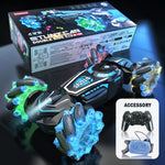 4WD RC stunt car rotation drift 2.4G wireless remote control car children's and boys sound and light toy car